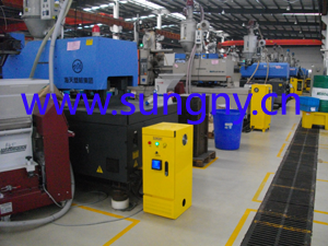 變頻器項目施工后車間效果圖